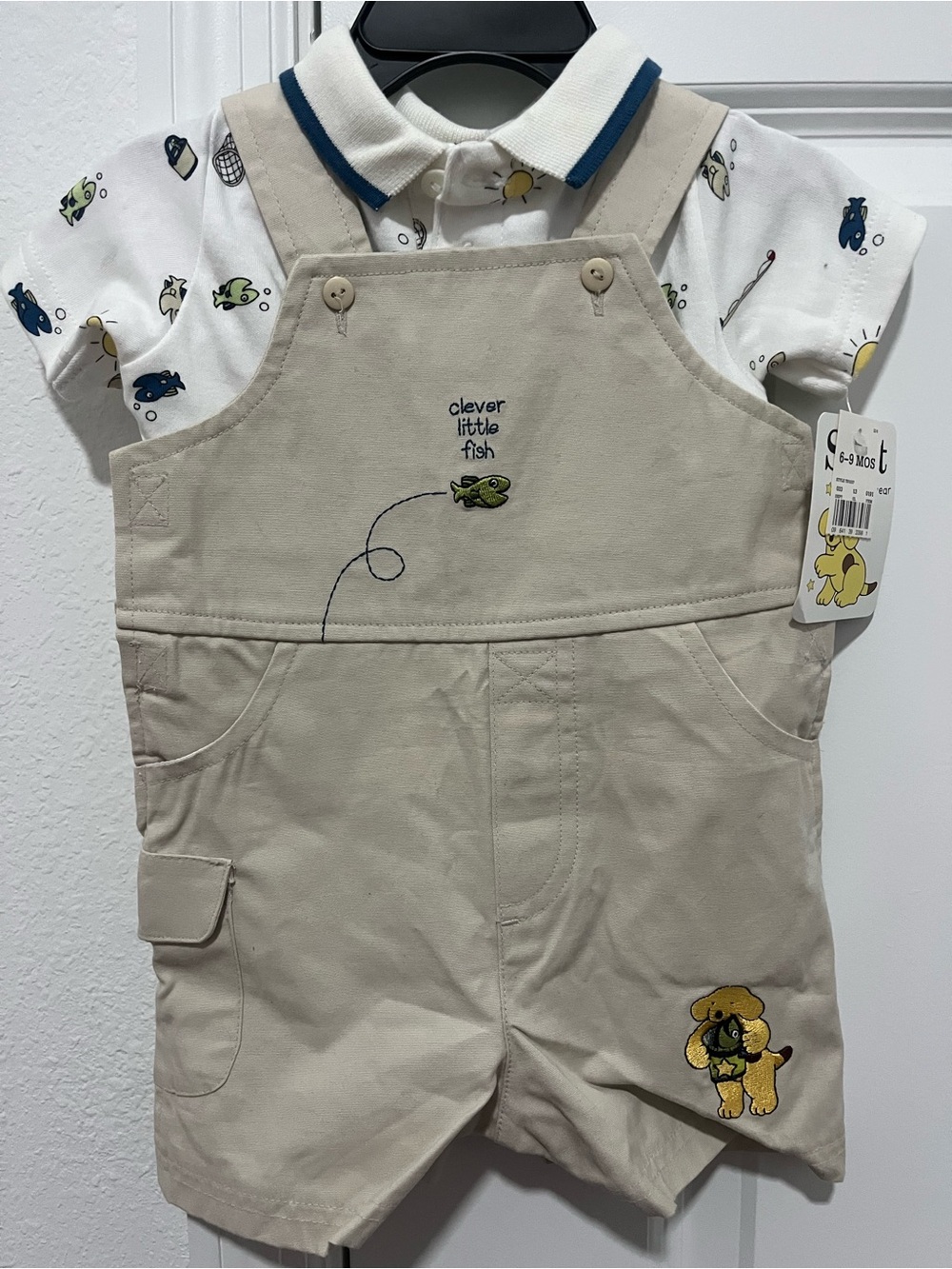 2001 Vintage NWT Dead stock Spot Play Wear Overalls (6/9m)